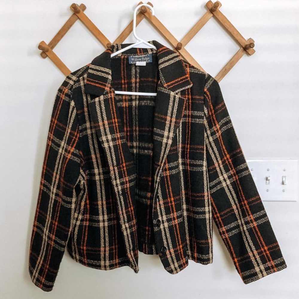 Plaid Blazer